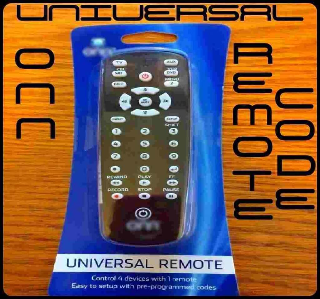 Onn Remote Codes