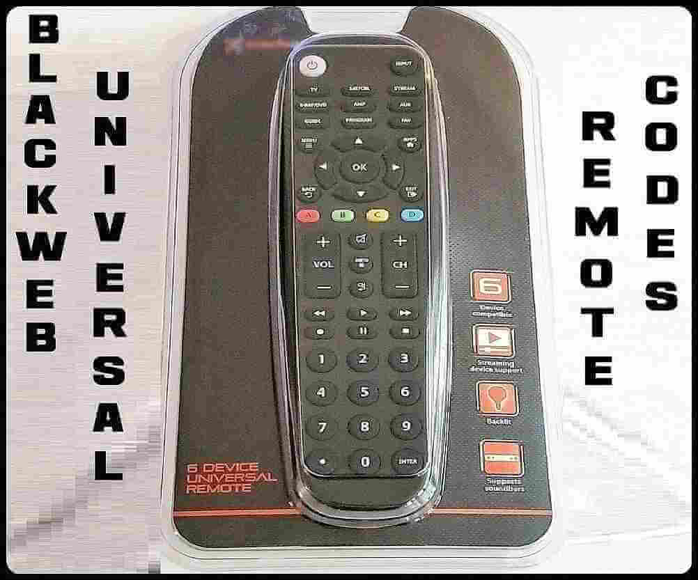 Blackweb Universal Remote Codes