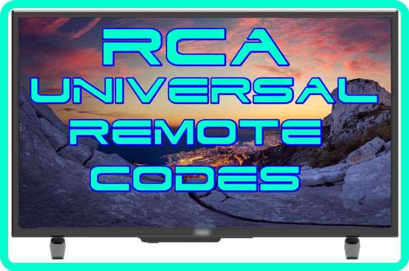 RCA universal Remote control Codes