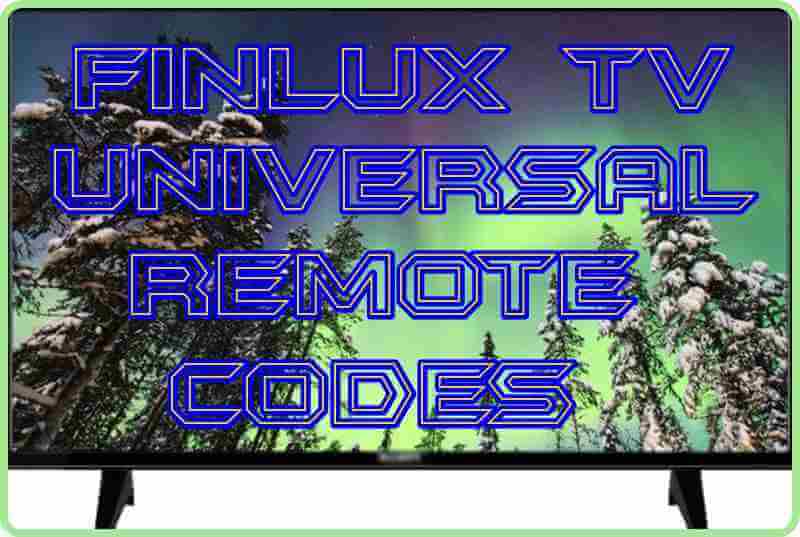 Finlux TV Universal Remote codes