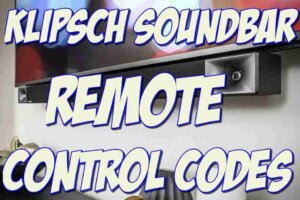 Klipsch remote control codes