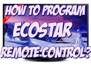 how to program and fix ecostar remote