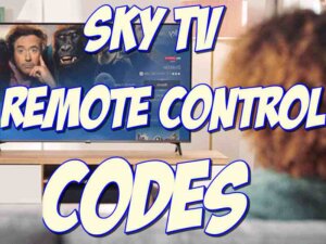 sky tv remote codes