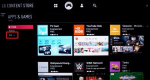 add and update apps on lg tv