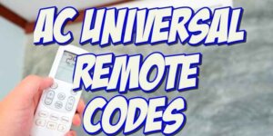 ac universal remote codes