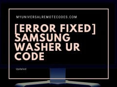 Samsung Washer Ur Code