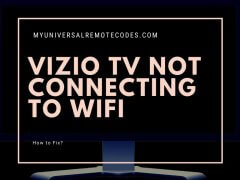 Vizio TV Not Connecting to WiFi