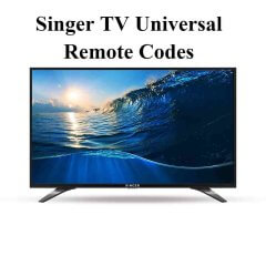 singer tv remote