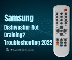 samsung dishwasher not draining