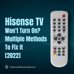 hisense tv won't turn on