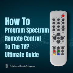 how to program spectrum remote to tv