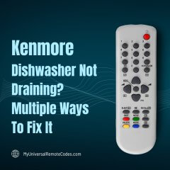 Kenmore Dishwasher Not Draining