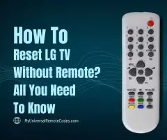 How To Reset LG TV Without Remote