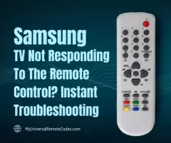 Samsung TV Not Responding To Remote