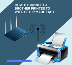 how to connect brother printer to wifi